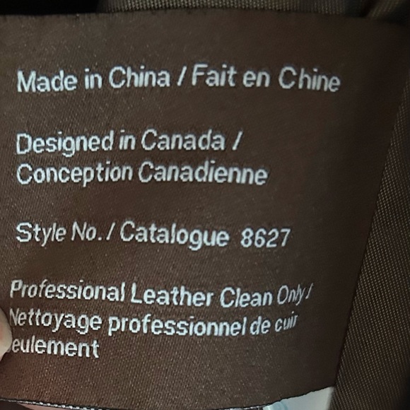 Men’s Danier Leather jacket (Brown) Size Large - Picture 9 of 9